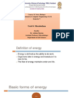 Unit 8-Metabolism