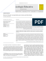 Marugan, Catalina, Martín, Roman 2013, Estrategias Cognitivas de Elaboración y Naturaleza de Los Contenidos en Estudiantes U