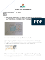 Lista N2 Lei de Gaus e Magnetismo