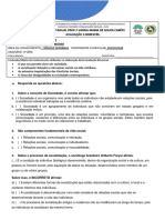 Avaliação de Sociologia 2B PDF