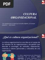 Cultura Organizacional