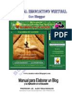 Manual Elaborar Blog Aplicacion Educacion