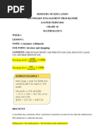 Grade 10 Mathematics - 2021 - Term 2