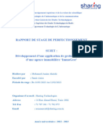 Rapport de Stage Perfectionnement Vers0