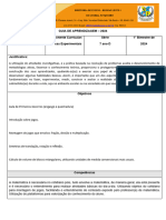 7 ANO D - PRÁTICAS EXPERIMENTAIS - Guia de Aprendizagem - Parte Diversificada