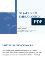 Desarrollo Embriológico II