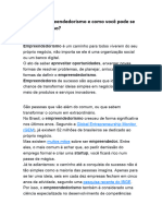 O Que É Empreendedorismo e Como Você Pode Se Beneficiar Disso