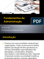 Fundamentos Da Administração AULA 01-1