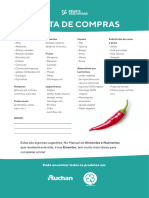 Desafio Vegetariano - Lista de Compras