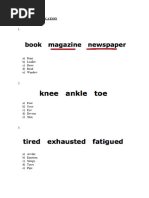 Verbal Classification (Done)