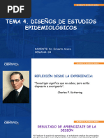 Clase 4. Diseños Epidemiológicos - Dr. Ernesto Acaro