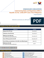 PPPC - Deck - Proposed Policies For The IRR of RA 11966