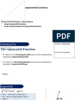 1 Ex 2A - The Exponential Function