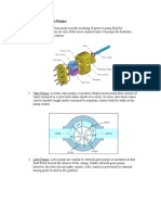 Classification of Rotary Pumps