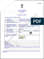 Arun Kitchen - GST Certificate