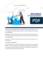 Records Management What Is It