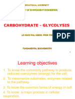 Lecture 4 Carbohydrate-Glycolysis