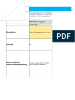 Stakeholder Analysis Template