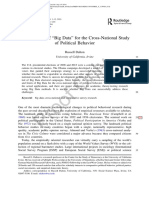 The Potential of Big Data For The Cross National Study of Political Behavior by Russel Dalton