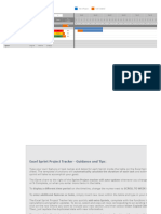 Excel Sprint Project Tracker Template