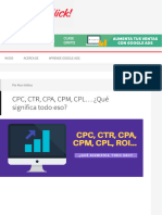 CPC, CTR, CPA, CPM, CPL ¿Qué Significa Todo Eso