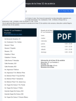 B° Las Piedades 2: Horario y Mapa de La Línea 32 de Autobús