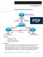 CCNPv6 ROUTE Lab4-3 Administrative Distance Student