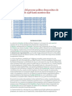 Características Del Proceso Político Democrático de Venezuela Desde 1958 Hasta Nuestros Días