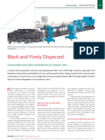 Compounding Carbon Black Masterbatches For Polyester Fibers