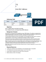 7.2.7 Lab - View Network Device MAC Addresses