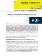 A Violência de Gênero Nos Contos de Fadas