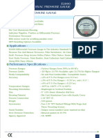 Differential Pressure Gauge: Special Features