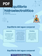 Desequilibrio Hidroelectrolítico