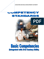 2.1.6. Basic Competencies (Integrated With 21st Century Skills) NC V