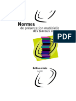 2020 - Normes de Présentation - Août 2020