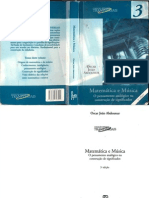 Oscar João Abdounur. Música e Matemática. São Paulo, Escrituras Editora, 2003.