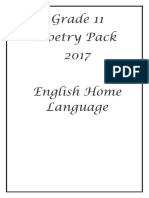 Grade 11 Poetry Booklet 20171