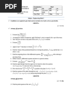 Model QUESTION I 