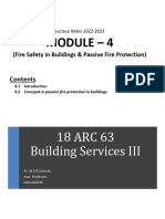 Module - 4: 18 ARC 63 Building Services III