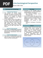 GECSEL L3 - The Sociological Perspective of The Self