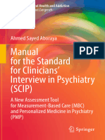 Manual For The Standard For Clinicians' Interview in Psychiatry (SCIP)