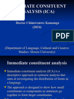 5 Constituent Analysis