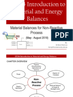 Chapter 3 Material Balances For Non Reactive Processes 28student 29 PDF