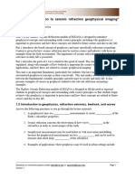 Student Handout Introduction Seismic Refraction