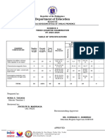 Q3 Science 4 Periodical Test Melc Based With Tos Answer Key