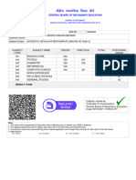 12th Marksheet