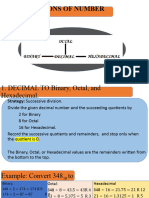 Conversion From Decimal To Binary Octal and Hexadecimal and Vice Versa 2