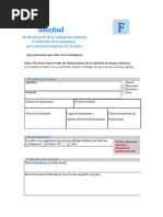 Traducción Formulario F Alemán - 041802