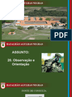 Observação e Orientação 108 e 110 Segunda Tarde