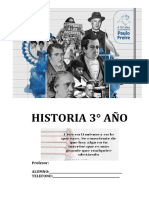 Cuadernillo Historia 3° AÑO